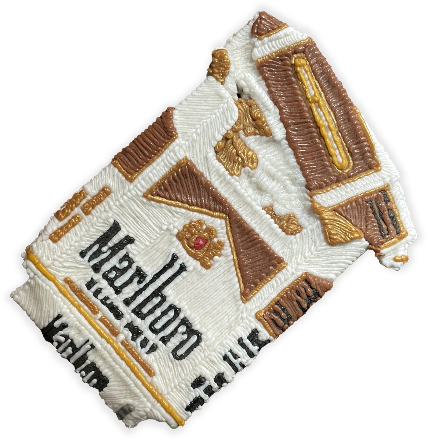 &#8220;Marlboro Pack&#8221;, PLA on found cigarette pack by Anthony White