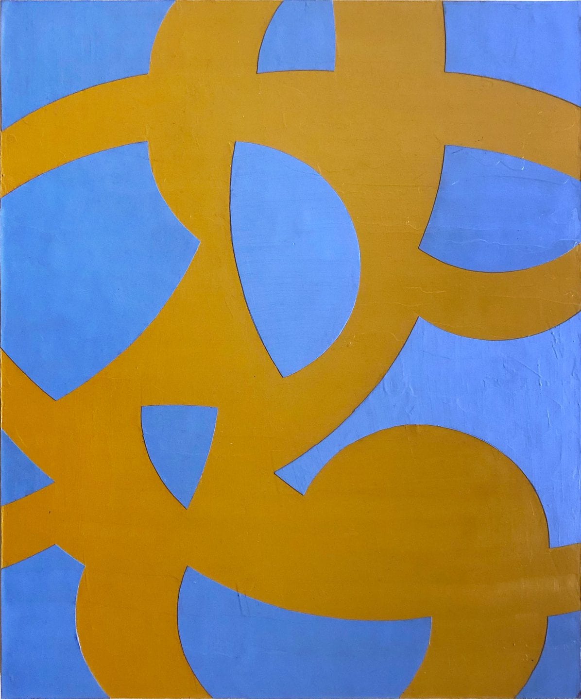“Sourcelessness”, Acrylic, paper on panel by Jazz Brown