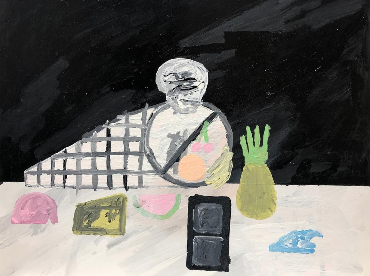 Untitled, Acrylic on paper by JD Banke