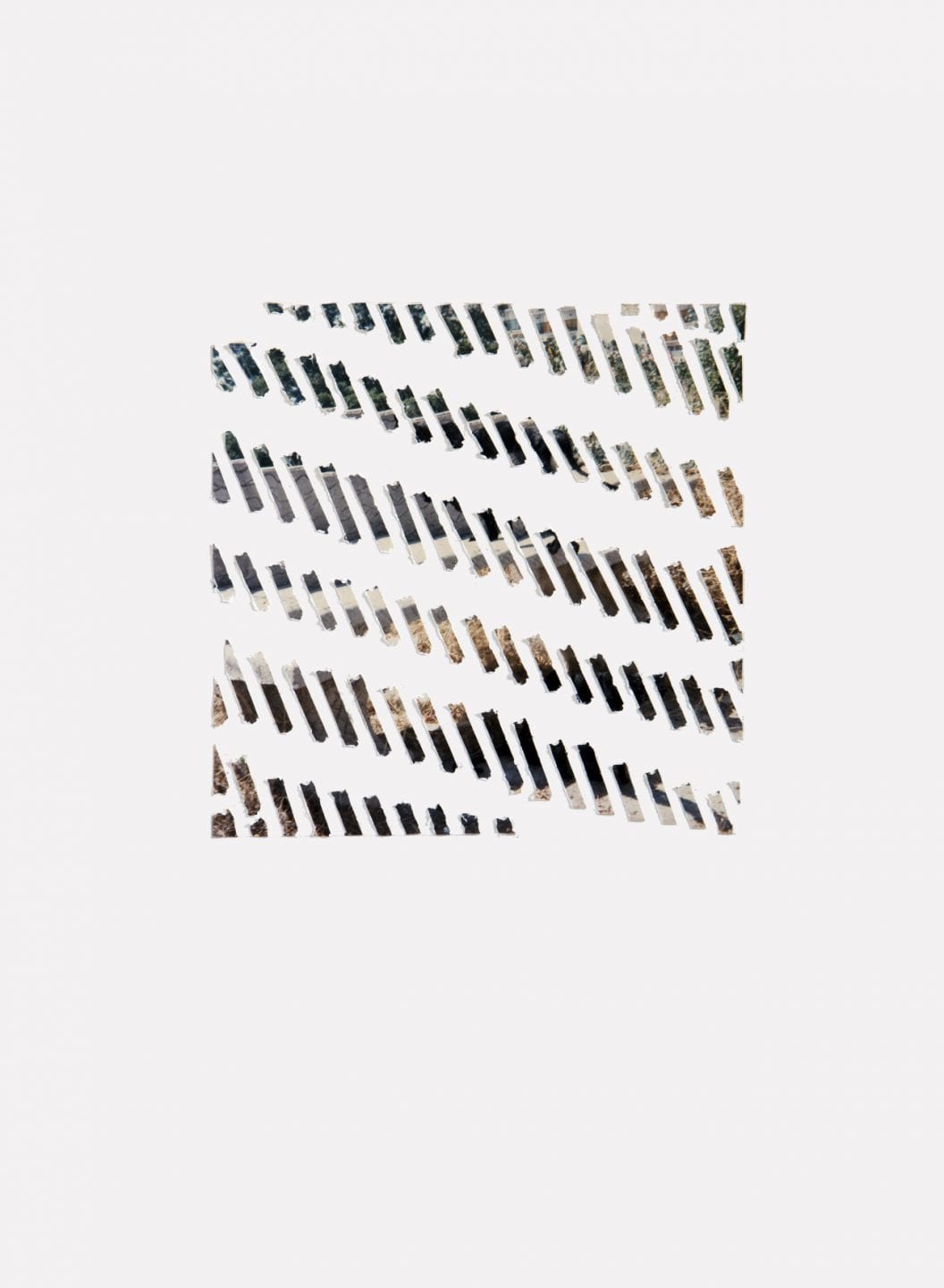 &#8220;Object Drawing (400% Enlargement)&#8221;, Shredded photograph on paper by Joe Rudko