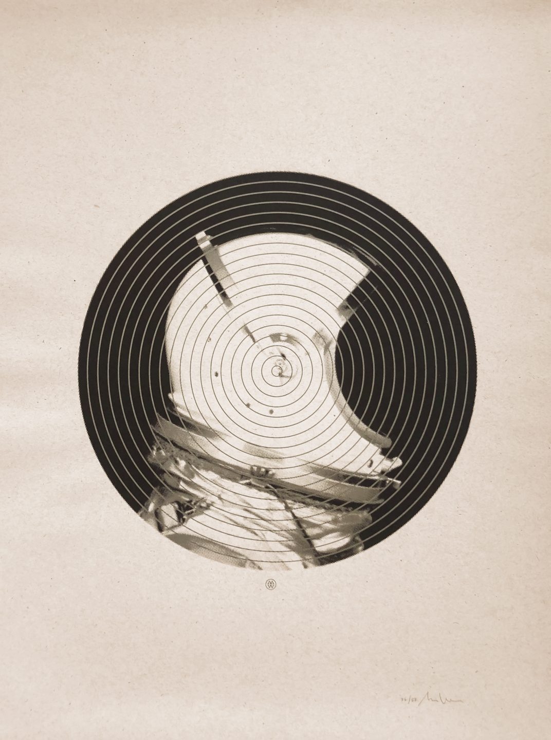 &#8220;In Orbit&#8221;, Screen Print by Mark Weaver