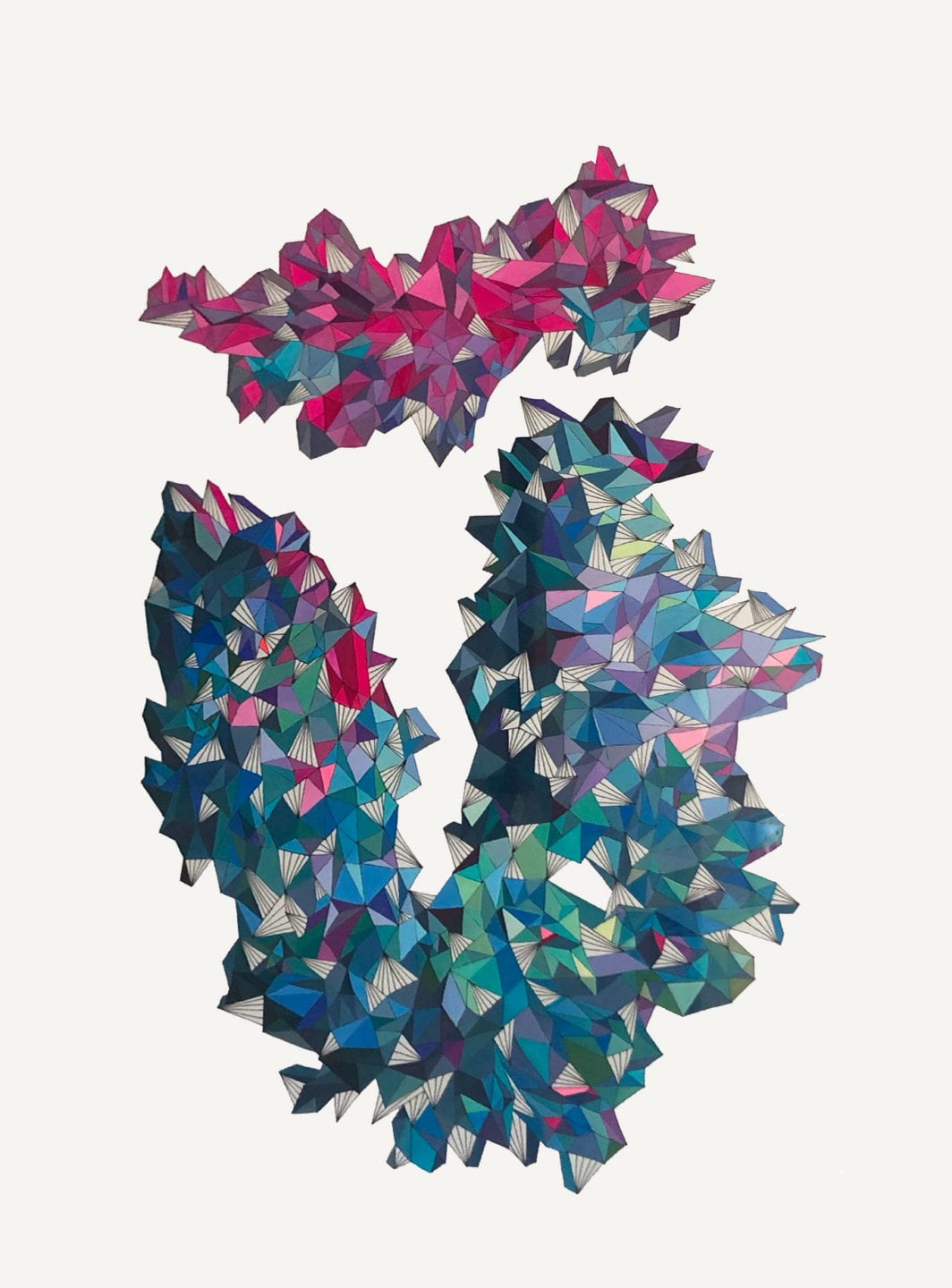 &#8220;a very long winter&#8221;, Watercolor on paper by Melissa Ludin