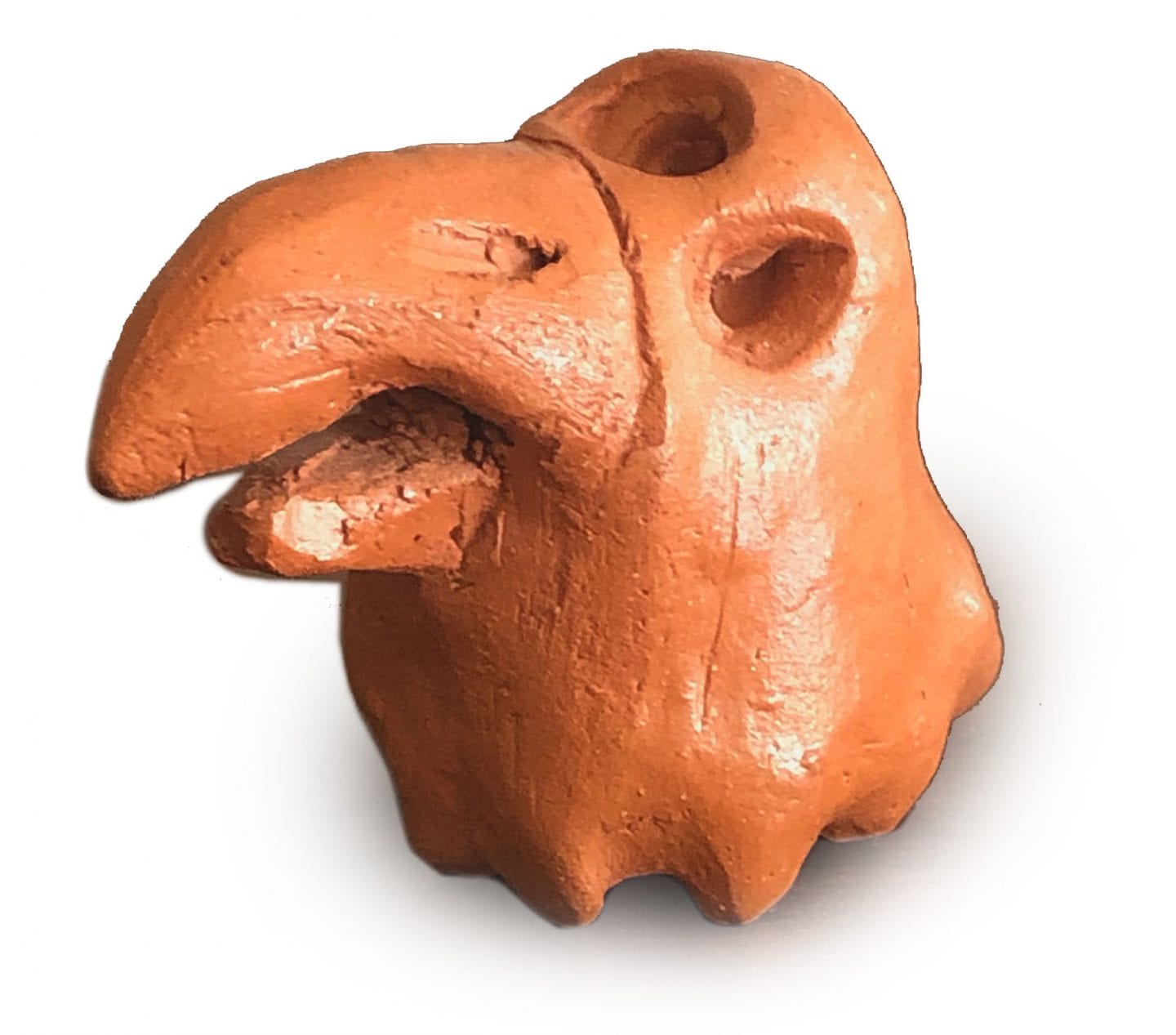 &#8220;Three-Eyed Crow&#8221;, Ceramic by Ryan Peter Miller