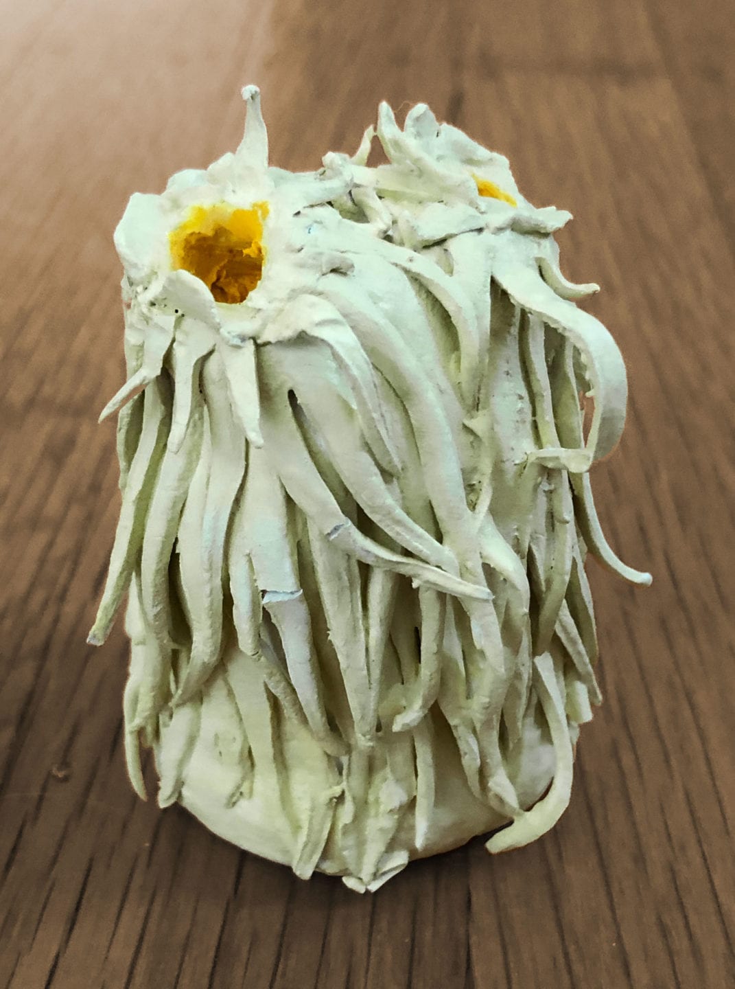 &#8220;Portal&#8221;, Clay, gesso, oil paint by Sara Long