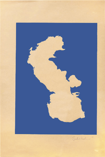 “Island”, Serigraph by Yuki Nakamura