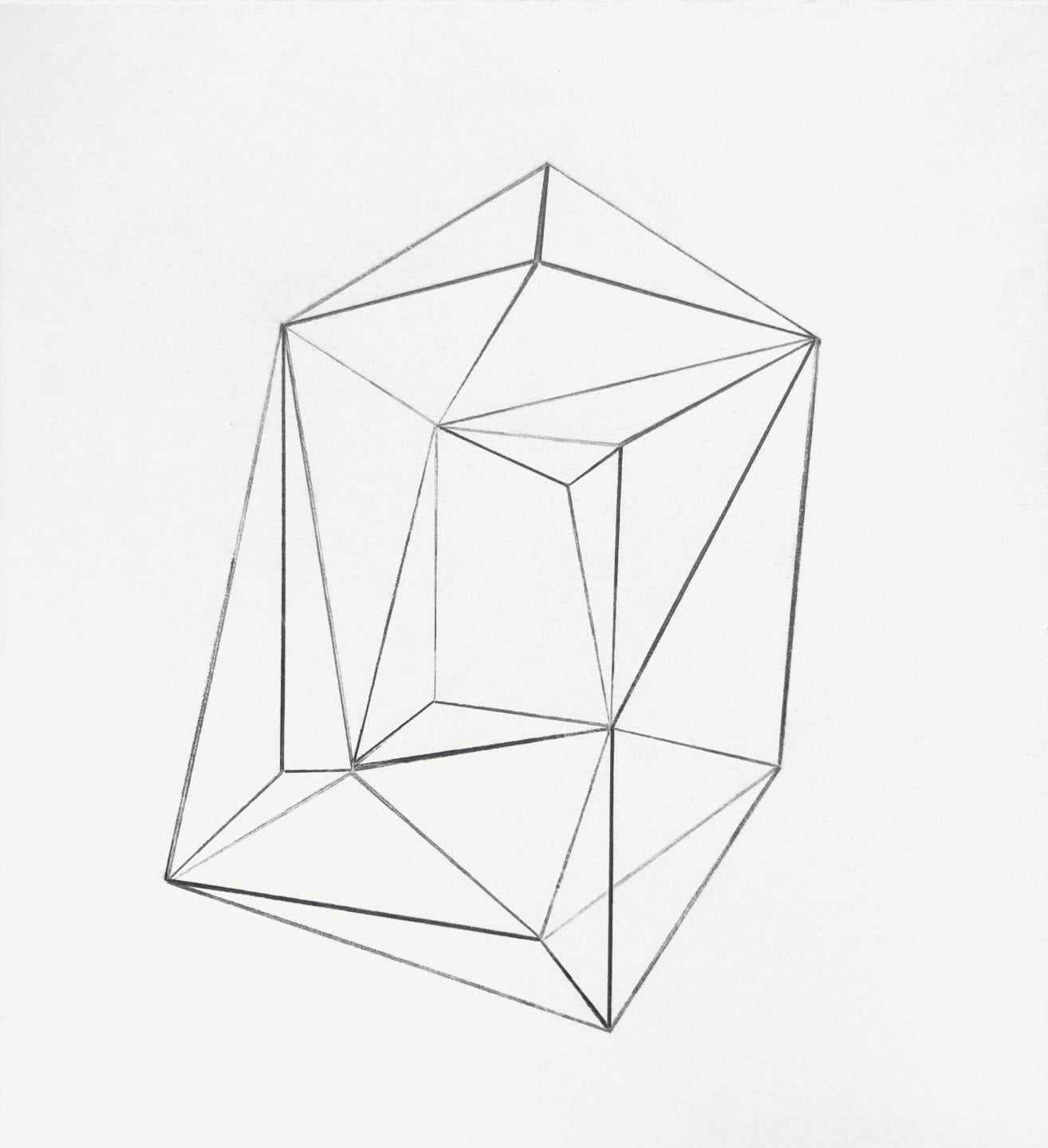 &#8220;T-17 (04-05-2020)&#8221;, Graphite on paper by Victoria Haven