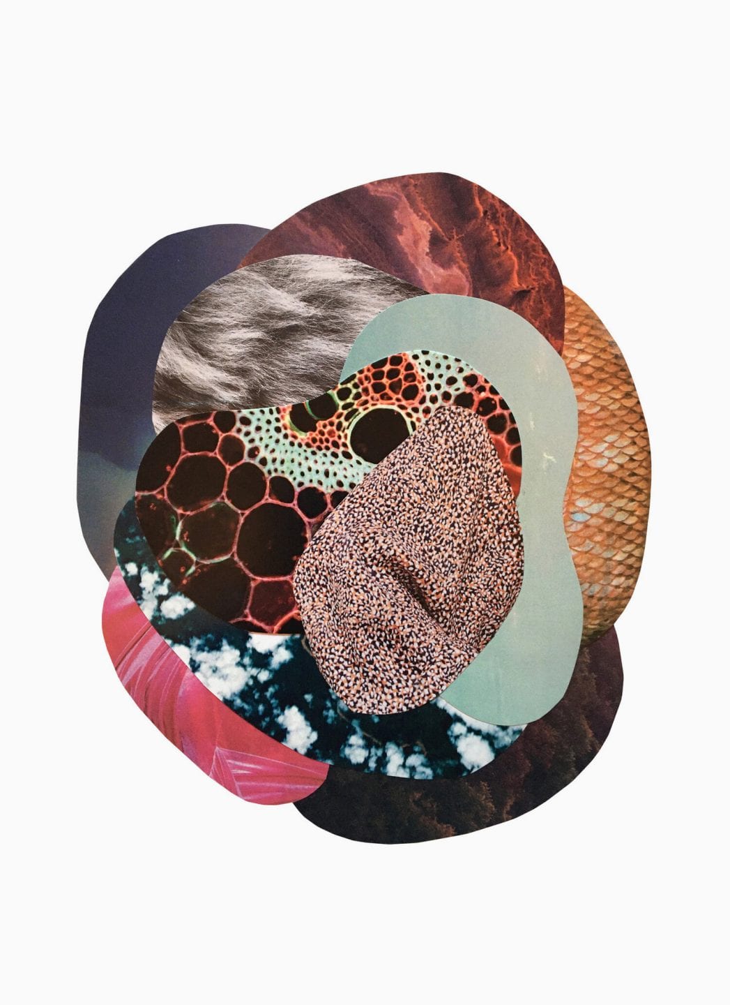 &#8220;Present to the Magic&#8221;, Collage on paper by Maggie Reuter