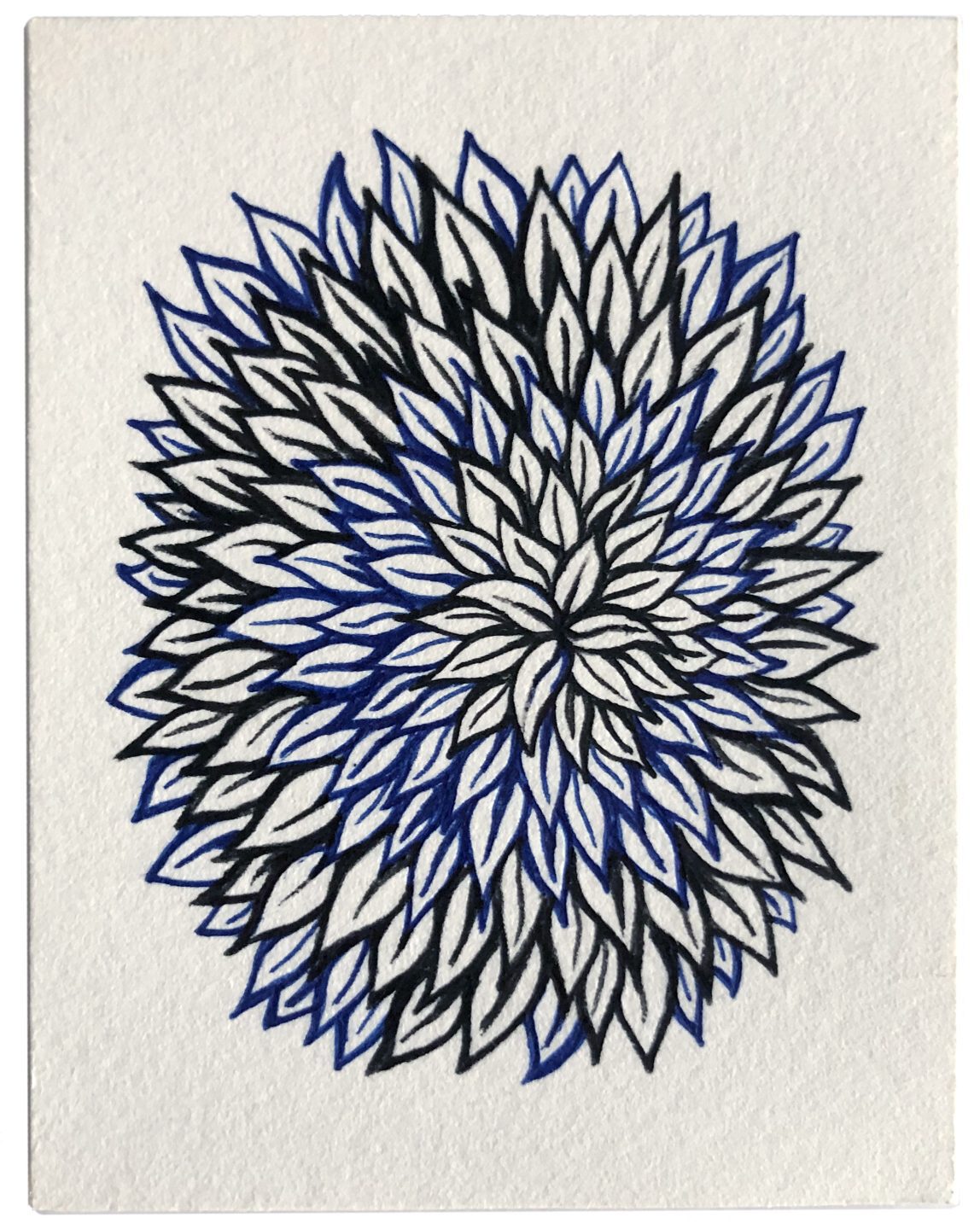 Untitled, Ink on paper by Chris Buening