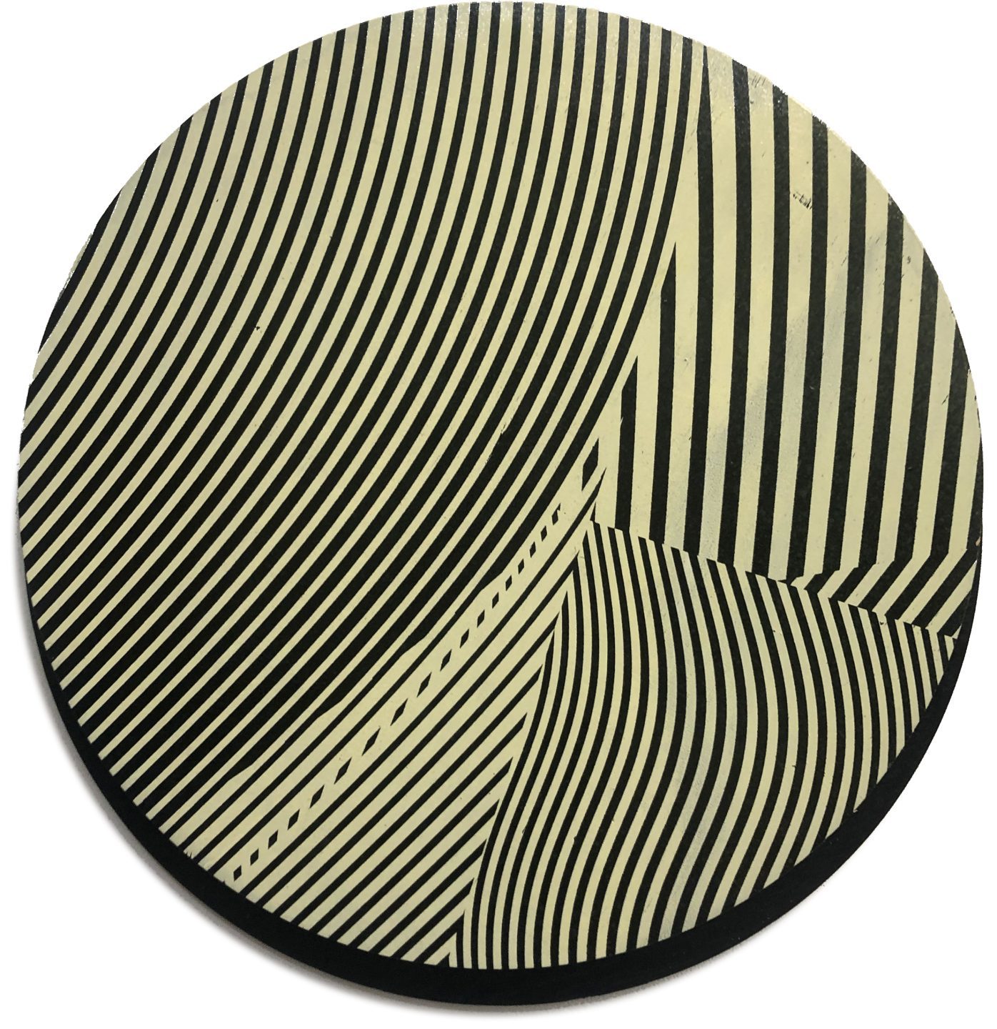 &#8220;Luna Patrona&#8221;, Screen print on wood by Aaron Terry