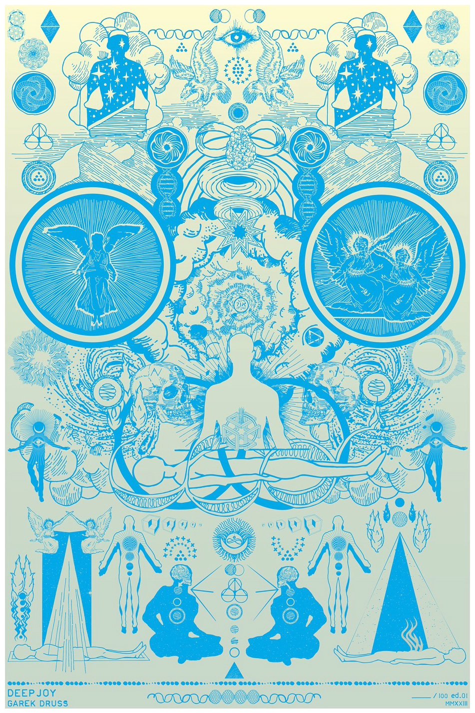 &#8220;Deep Joy&#8221;, Three-color digital print (edition of 100) by Garek Jon Druss