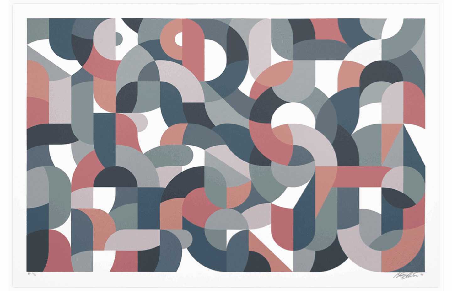 “Searching for the Shadow of the Sun”, Serigraph on paper, edition of 100 by Scott Albrecht